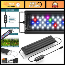 Full Spectrum LED Aquarium Light for Plant Growth Fish Tank - 12-18 Inch, Time