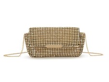 Women's Evening Clutch Bag Diamante Party Wedding Ladies Elegant Handbag