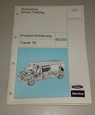 Technische Information Service Training Produkt Einführung Ford Transit '92 - Bild 1 von 2