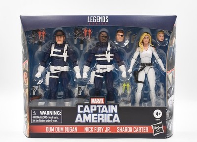 Marvel Legends Series S.H.I.E.L.D. - Nick Fury Jr. Sharon Carter & Dum Dum Dugan
