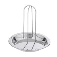 Asador de pollo plegable de acero inoxidable para soporte para barbacoa de carbón