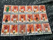 Match Attax 2007/08 07/08 Manchester United komplett Full Team Set Ronaldo 