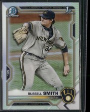 2021 Bowman Draft #BDC-113 Russell Smith Chrome Refractor