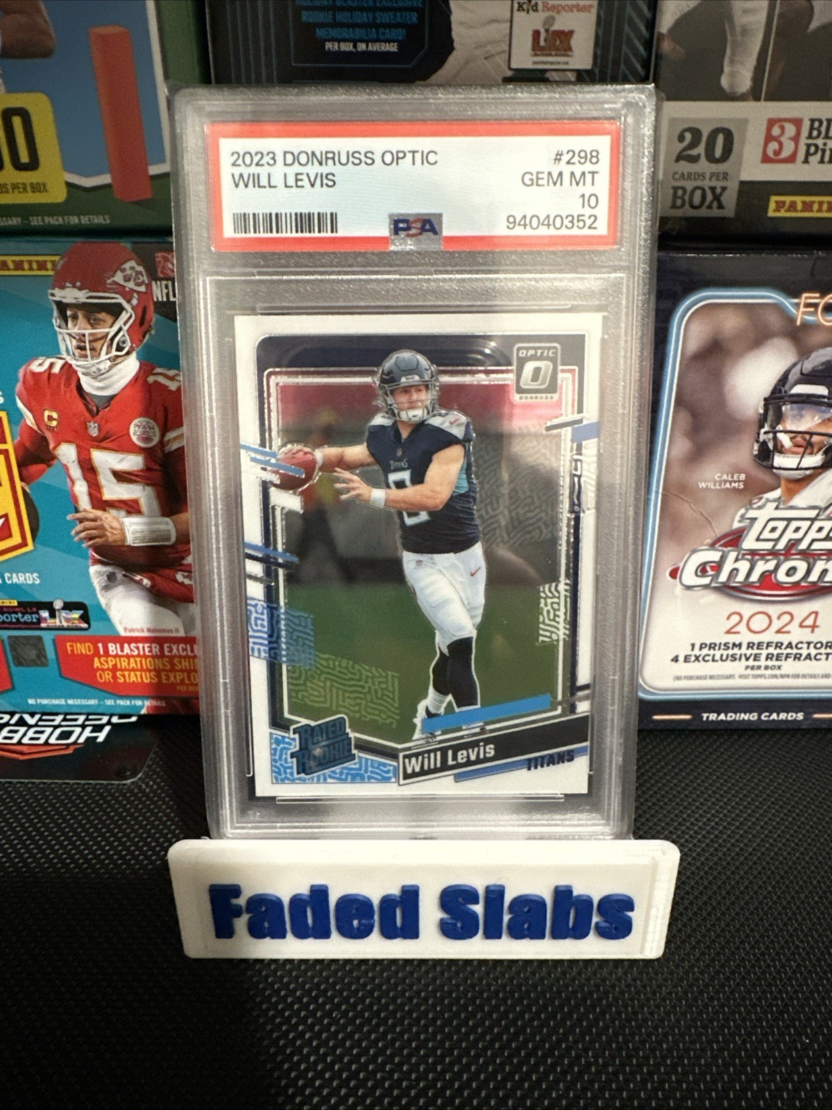 2023 Panini Donruss Optic - Rated Rookie Will Levis #298 (RC)