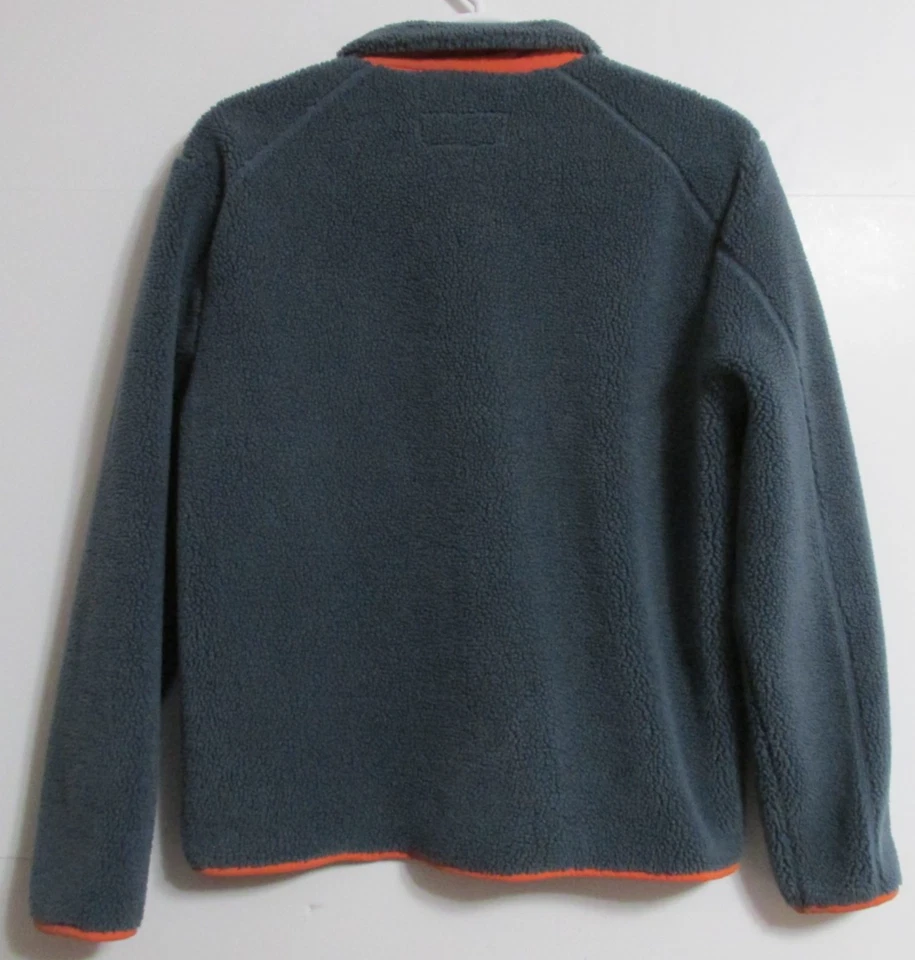 Men's Pendleton Winthrop Berber Fleece Jacket Storm Blue/Orange Size Large - Image 2 of 4