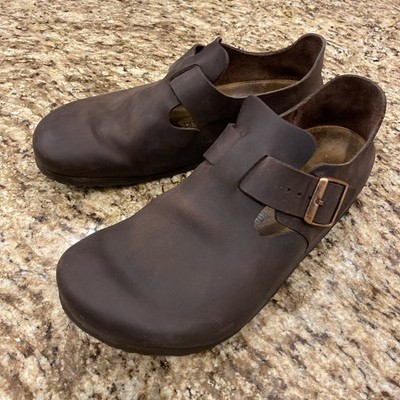 Birkenstock London Leather Clogs Slides Men's Eur 43 US Made