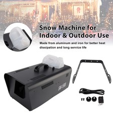 Weddings 1500W Snow Machine with Wired Remote Snowflake Maker for Christmas
