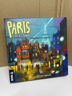 Paris La Cite de la Lumiere Board Game Devir Complete 2 Player Tile Game