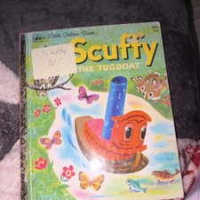 Scuffy the Tugboat ~ vintage children's Golden Press book, Gertrude Crampton