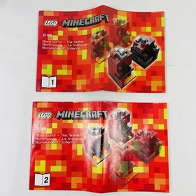 LEGO 21106 MINECRAFT Micro World - The Nether - Complete with Box & Instructions