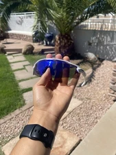 Oakley Radar EV Path 9208 Sunglasses White Frame and PRIZM Snow Sapphire lens