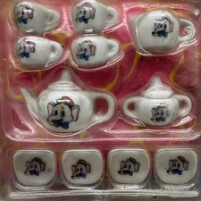 Porcelain Mini Tea Set Elephant Design- Complete Set