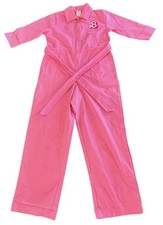 Barbie Movie Girls Pink Jumpsuit Size Medium Costume Cosplay Halloween EUC
