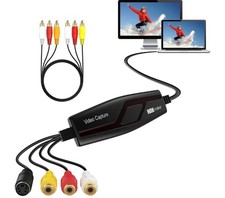 VHS TO Digital Converter, USB Video Capture Card, Video Capture Device, RCA T...