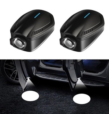 Car LED Welcome Light Projector Light USB Wireless Rechargeable Car Door Light