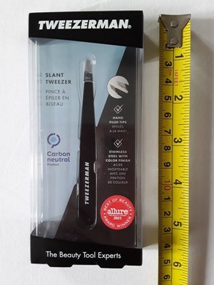 Tweezerman Full Size Profi Schwarz Pinzette. Neu. 