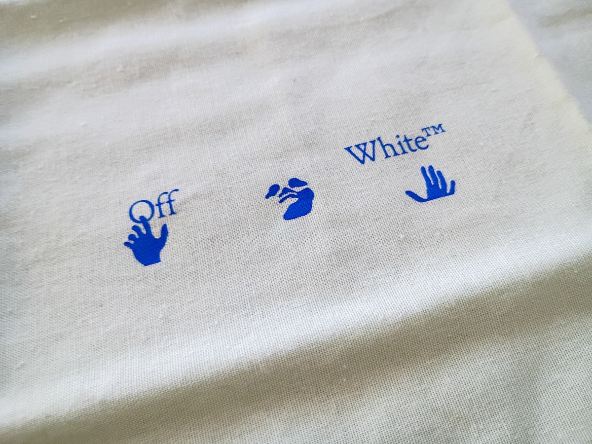 OFF WHITE Authentic Drawstring dust bag Virgil Ab… - image 2