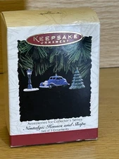 1995 Hallmark Nostalgic Houses and Shops Accessories set of 3 Ornaments