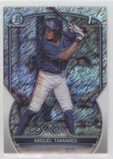 2023 Bowman Chrome Prospects Shimmer Refractor Miguel Tamares #BCP-179 00jz