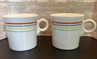 Fiestaware Fiesta 1990’s Quattro Coffee Mugs Set Of 2 Retired!