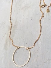 NEW GOLD PLATED HANDMADE ARTISAN JEWELRY NECKLACE SUNDANCE CHARM