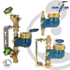 Steigrohr Hauswasserzähler Kombi-Set, Baulänge 150 mm, verschiedene Ausführungen