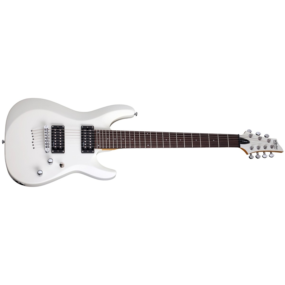 Schecter Guitars 438 C-7 Deluxe 7-String Guitar, Rosewood