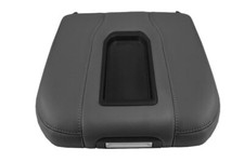 Fits 2019-2020 Gmc Sierra Pvc Leather Console Lid Bucket Seat Armrest Cover Gray