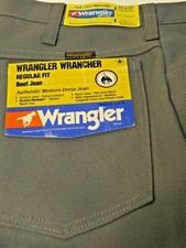Nos 1970s Vintage Wrangler Wrancher Boot Dress Jean Western Slacks Pants Trouser