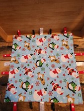 Handmade Christmas/Holiday Taggy Lovey Security 12 x 12 super Baby, Snowman
