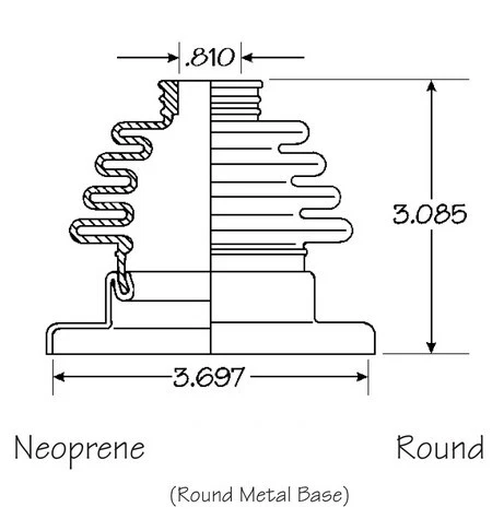 Rear Inner CV Boot Repair Kit for Volkswagen Beetle 1968-1979 (see chart) - Image 4 of 4