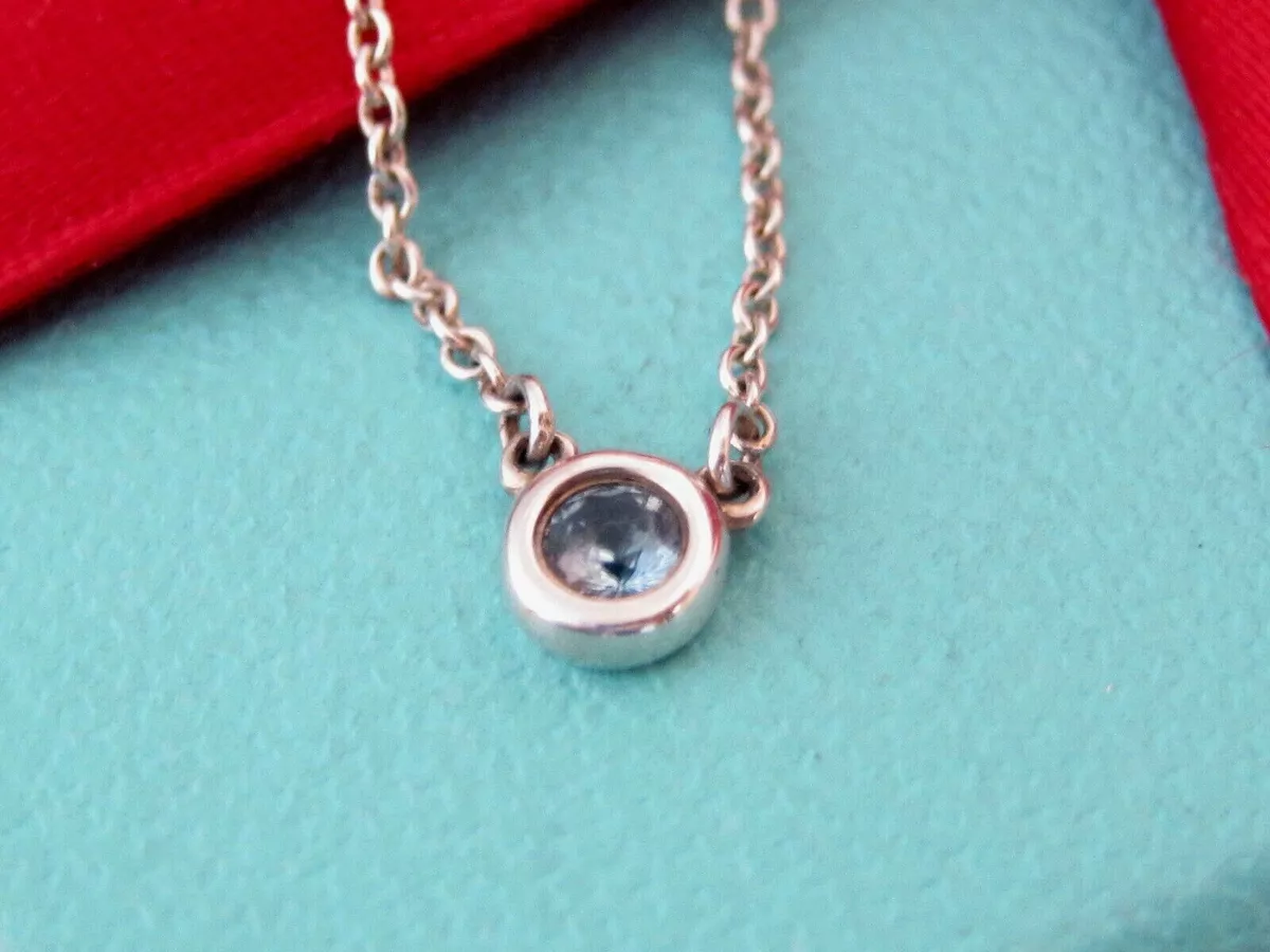 Tiffany aquamarine necklace discount