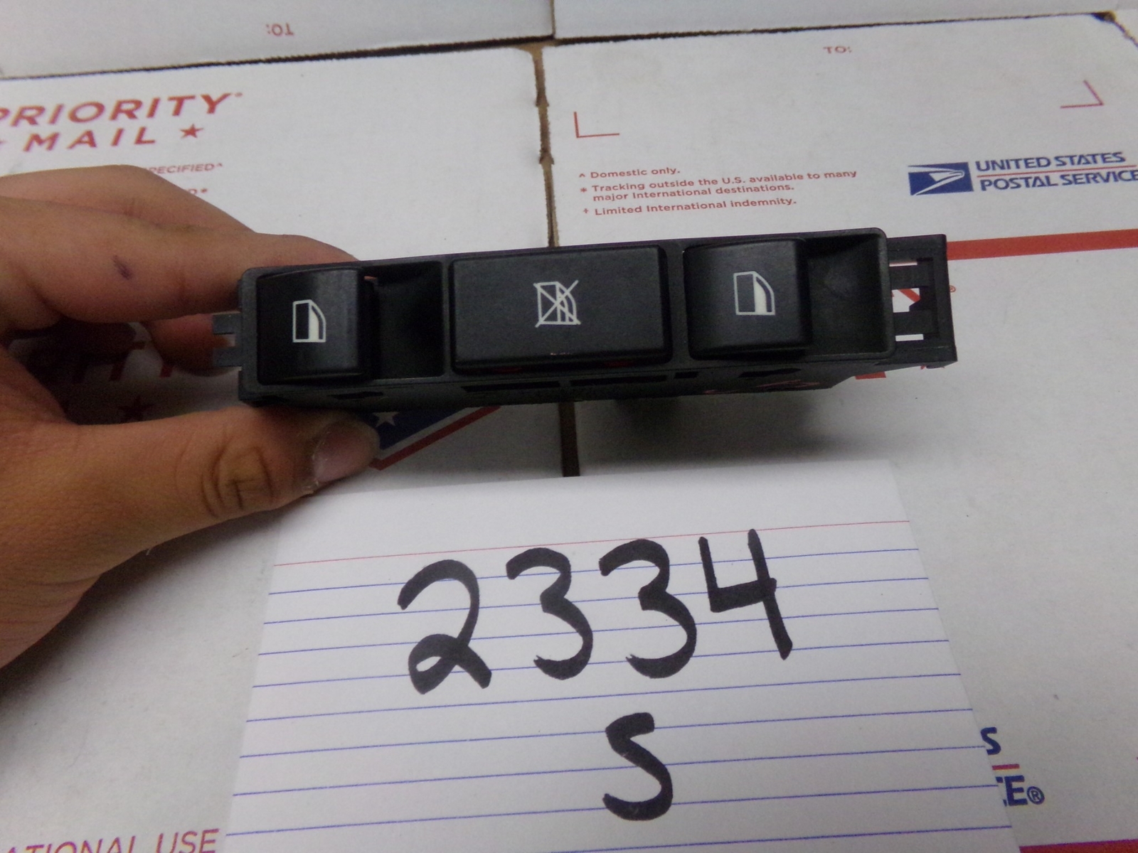 1999 - 2006 BMW 330 Used DRIVER Master Power Window Switch #2334-S