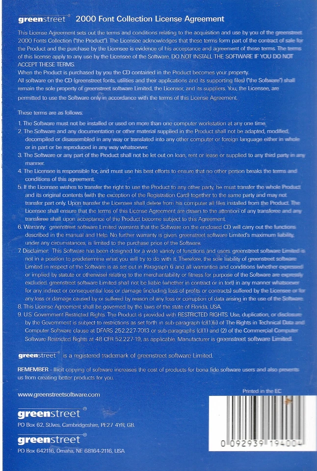 2000 font CD are TrueType fonts (.ttf/.ttc) Scalable Any Windows Systems CD only - Image 3 of 3