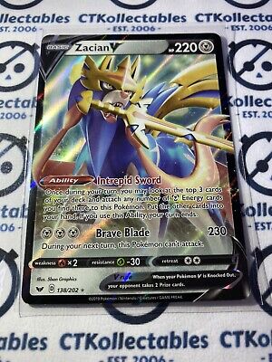 Zacian V #138 Full Art Pokemon Sword & Shield – Frankie's Top Quality Cards