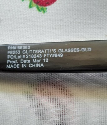 Glitteratti's Leopard Print Cat Eye Glasses NWOT Party On! Holiday