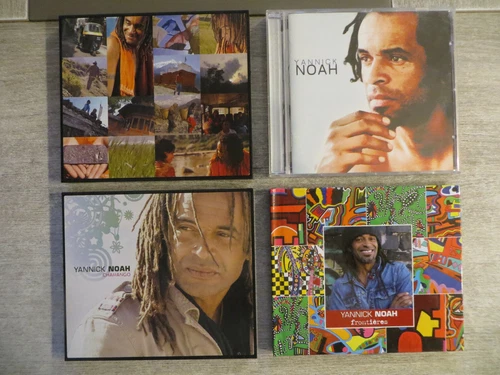 4 cd yannick noah,charango,frontières,pokhara occasion,bon état