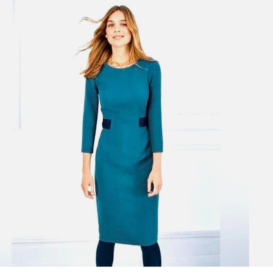 Boden London Laura Ottoman Dress in Drummer Blue ~ British Chic | eBay Boden London Laura Ottoman Dress in Drummer Blue ~ British Chic | eBay