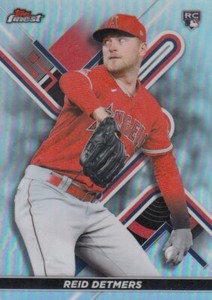 REID DETMERS FINEST ROOKIE REFRACTOR RC LOS ANGELES ANGELS #26 2022 22 TOPPS