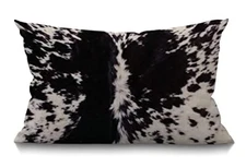  Farmhouse Pillow Covers Cowhide Print 12" x 20" Farmhouse Rustic Décor Swn05