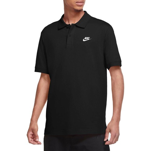 Nike Men's Sportswear Matchup Jersey Polo Shirt, Medium, Black