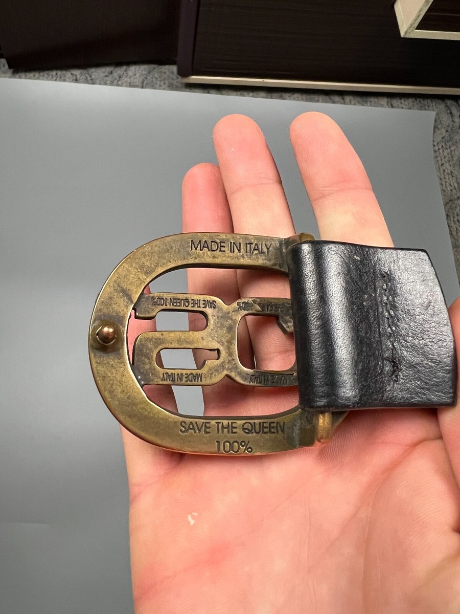 Save The Queen Y2K Leather Belt 79-89 cm | eBay display picture 1