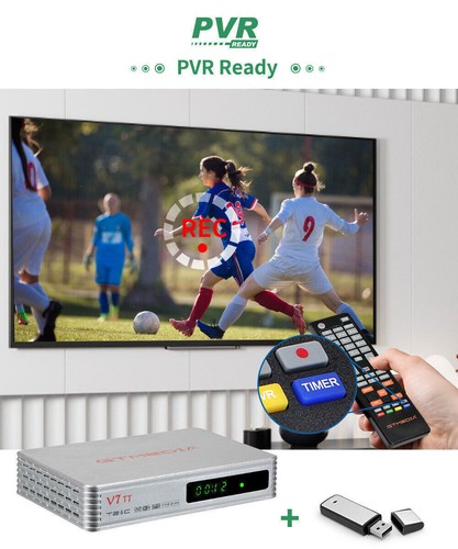 Digital DVB-C Kabel TV Receiver DVB-T/T2 TV Receiver FullHD HDMI-Kabel +USB WLAN - Bild 6 von 12
