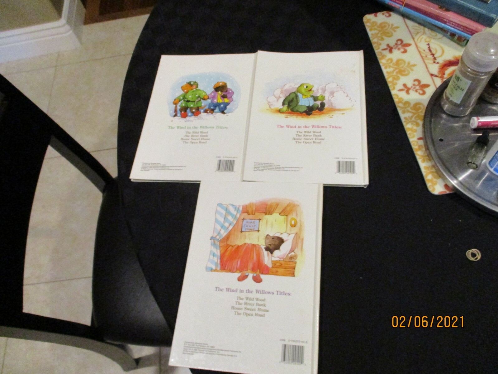 3 vintage 1988 WIND IN THE WILLOWS Treasury Collection pop-up books ...