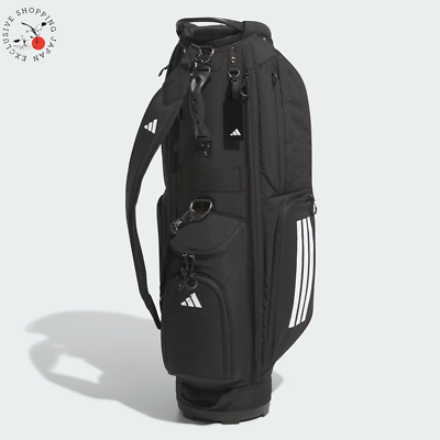 adidas Three Stripe Life キャディバッグ　黒 Adidas Golf Three Stripes Cordura Cart Bag 8.5 x 47