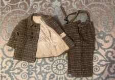 VINTAGE 1950s Hall American Gray Wool-Lined Childs Suit Rare Collectors Item