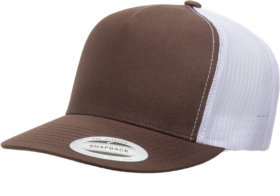 Cappello Da Camionista YP Classics Yupoong Bolletta Piatta Strutturato - Foto 7