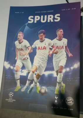 Programm Champions League Tottenham Hotspurs vs FC Bayern München Saison 19/20