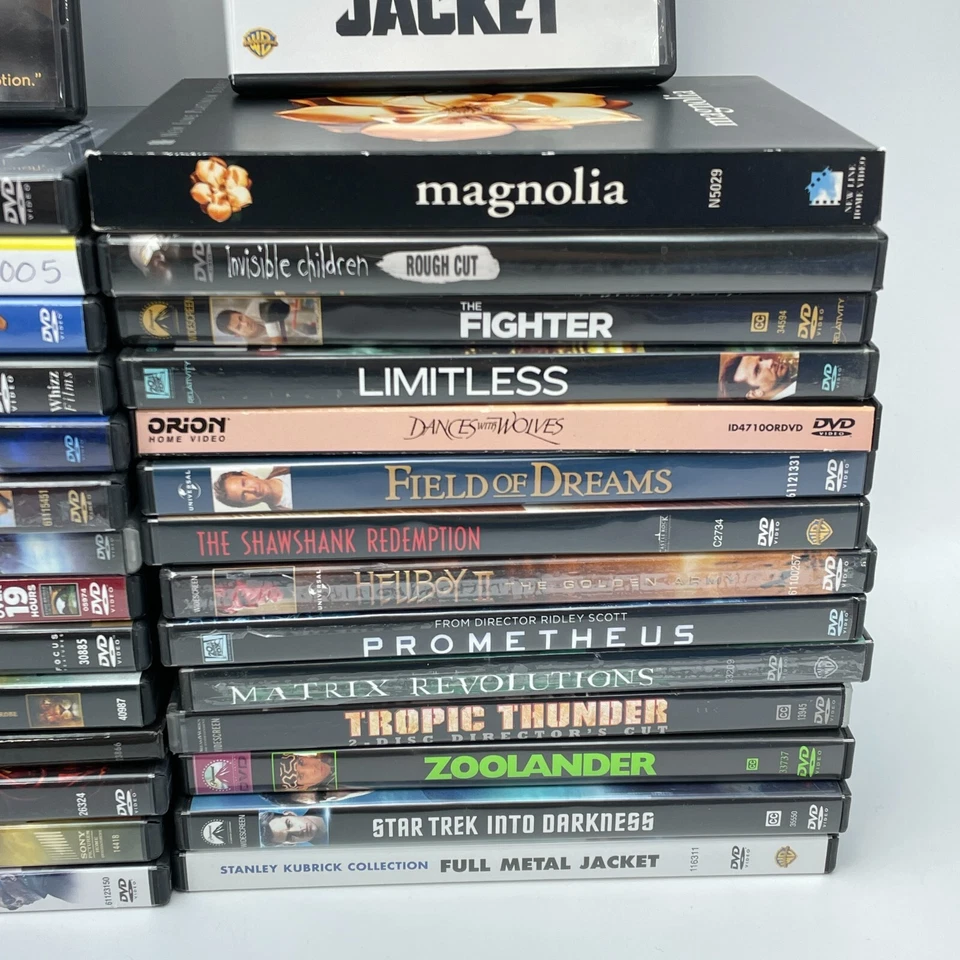 DVD Movies Lot of 30 Action Comedy Drama SciFi Full Metal Jacket Zoolander Robot - Image 3 of 3