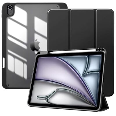 for iPad Air 11 Inch M2 Case 2024 with Pencil Holder, iPad for iPad Air 11 Inch M2 Case 2024 with Pencil Holder, iPad